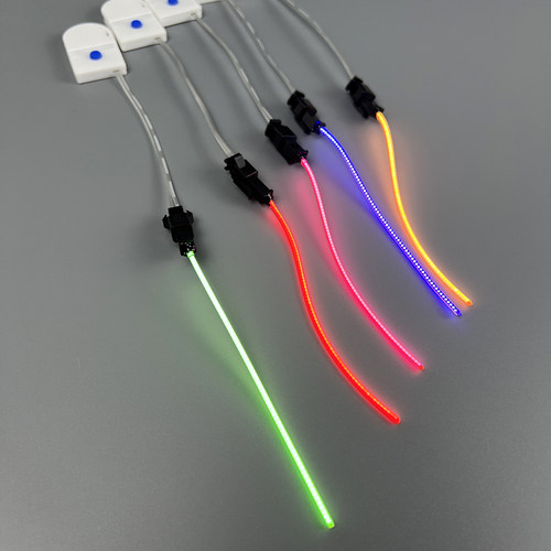 360度发光超细1mm灯条cob线性灯带柔性灯丝3v全向发光可弯曲 - 图0