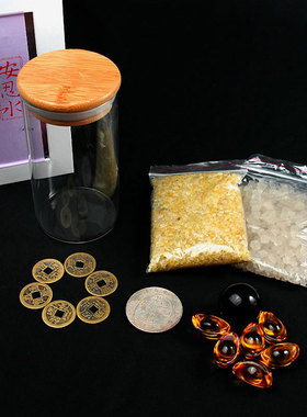 泰山福缘阁安忍水摆件五黄二黑