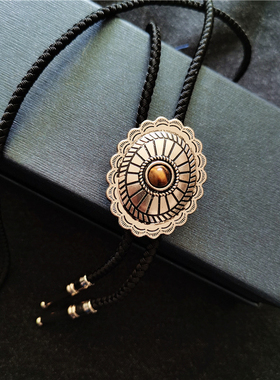 昊泉合金波洛领绳男女精致百搭