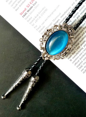 衬衣商务婚礼猫眼配饰羽毛吊坠