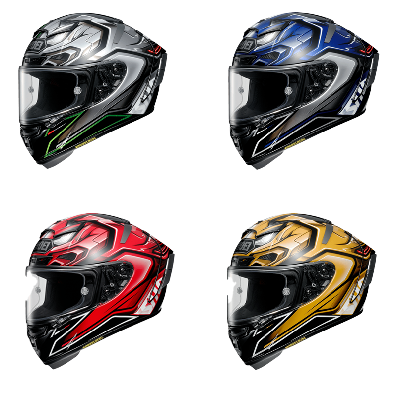 SHOEI X14 X15四季赛道头盔安全防雾日本进口蚂蚁男女摩托车骑行 - 图2