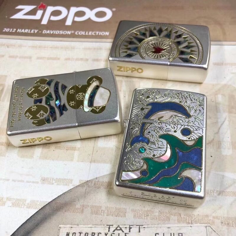 zippo之宝防风打火机正版贝壳爱情海 小熊先生海豚男士礼物送男友