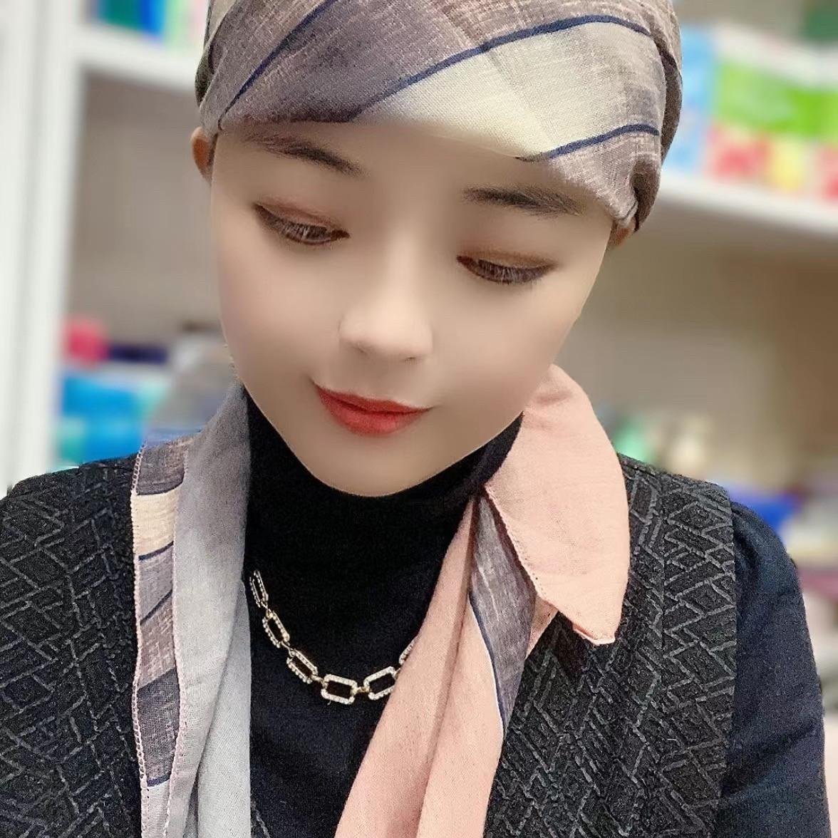 新款棉麻大方巾纱巾妈妈40到50岁防晒包头方巾透气围巾休闲洋气