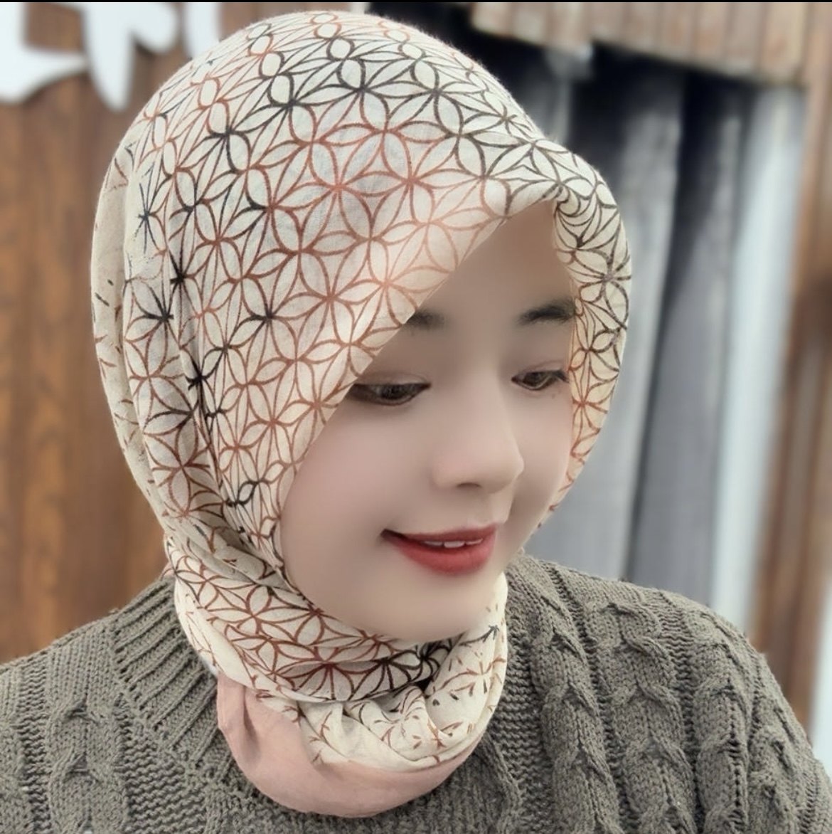 四季纱巾棉麻90方巾巴厘防晒印花时尚头巾围巾包头丝巾6瓣花爆款,淘宝优惠券,粉丝福利购,淘宝优惠卷