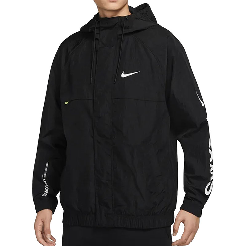 Nike/耐克正品新款男子运动训练休闲梭织连帽夹克外套 DX6311-010 - 图3