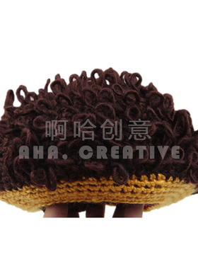 可爱爆炸头儿童搞怪亲子假发帽