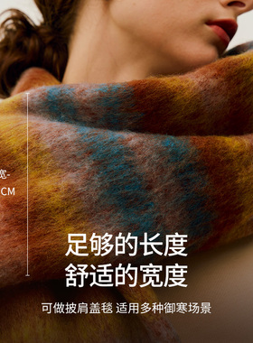 JESSIEJANE冬季韩版长款女式围巾