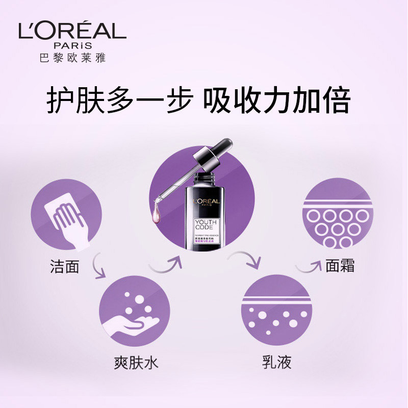 欧莱雅青春密码酵素抗皱精华肌底液 顺祺化妆品液态精华