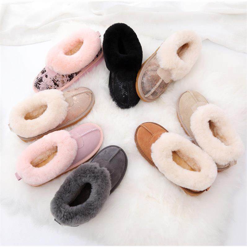 皮毛一体雪地靴女加绒学生棉鞋孕妇棉瓢鞋低帮短筒面包靴豆豆鞋,淘宝优惠券,粉丝福利购,淘宝优惠卷