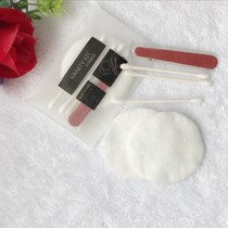 Guesthouse Hotel Supplies Disposable Care Package Tours Portable Cotton Stick Nail Filing Makeup Cotton 100 Sets Customizable