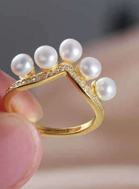 DIY新款皇冠S925纯银小众设计