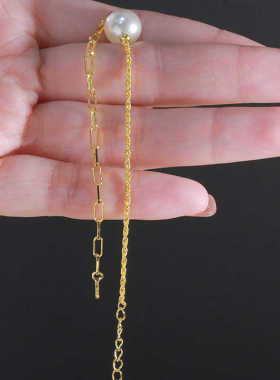 新款时尚手链DIYS925纯银百搭