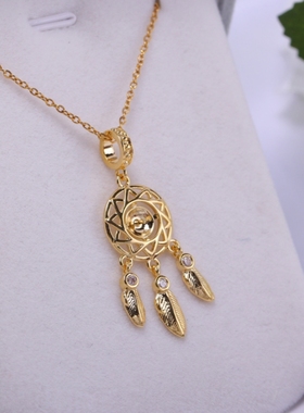 女铜镀金珍珠配件DIY空托