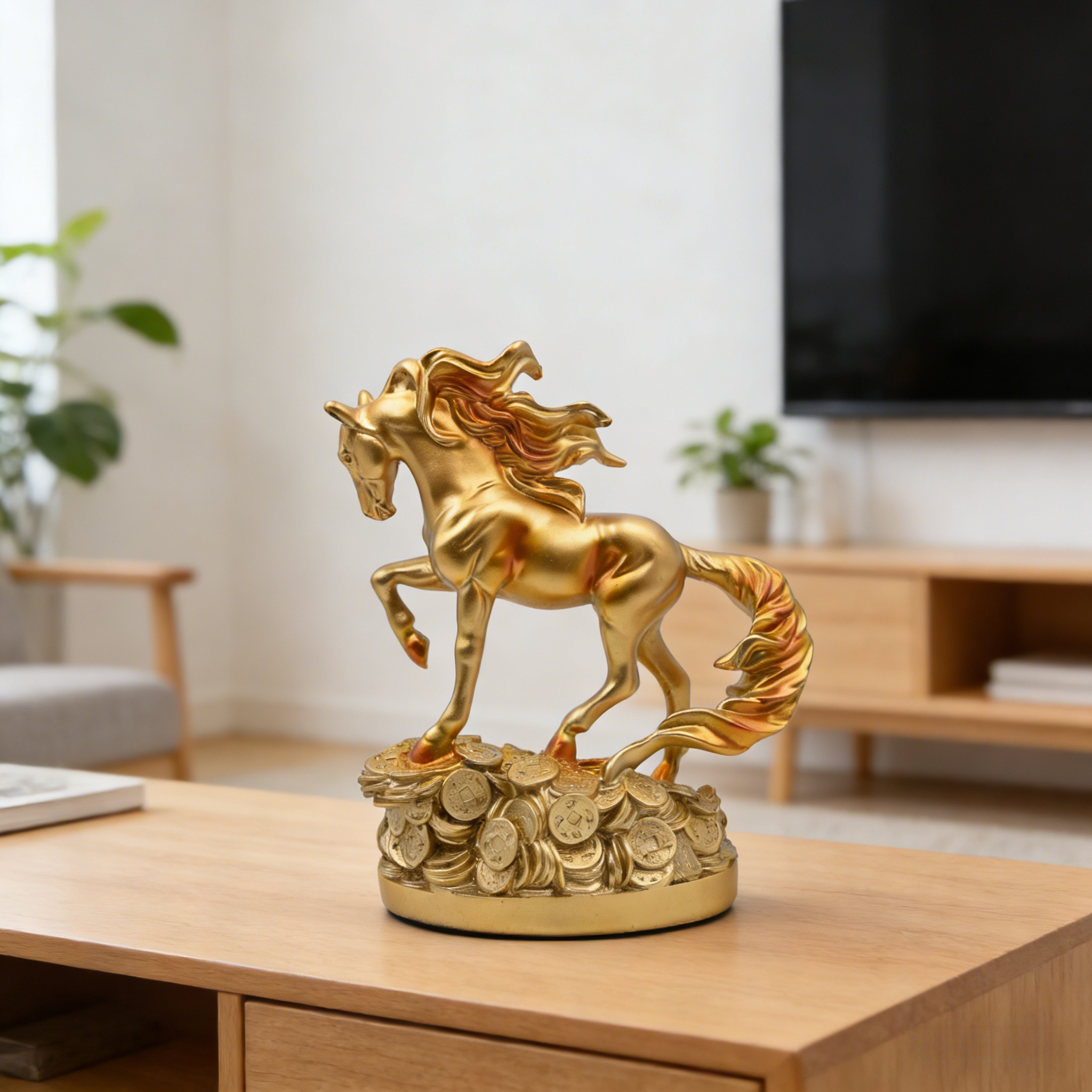 2026马年摆件发财家居摆件马成功马上发财客厅摆件电视柜酒柜摆件,淘宝优惠券,粉丝福利购,淘宝优惠卷