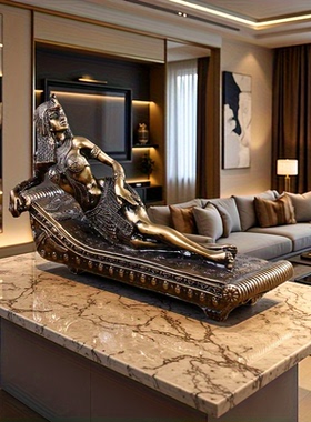 埃及妖娆女王睡美人摆件