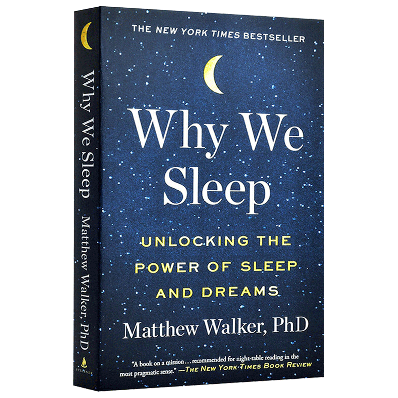 我们为什么睡觉 美版 英文原版 Why We Sleep 梦境睡眠 系统的阐述了睡眠 梦境和大脑的关系 进口英语书籍