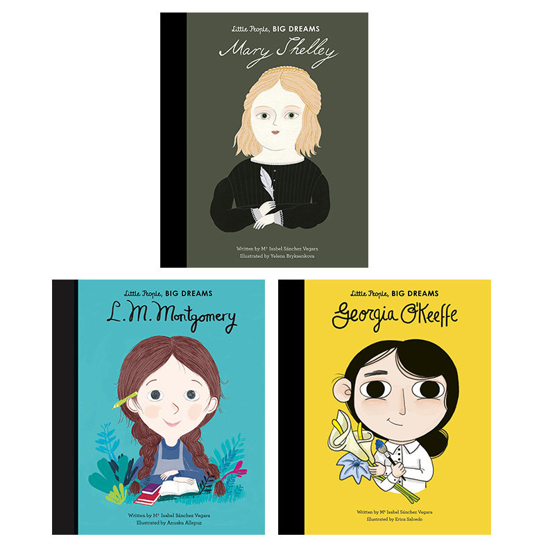 小人物大梦想系列小女孩传记篇3册套装精装 Little People Big Dreams英文原版儿童名人传记科普绘本进口书籍_虎窝淘