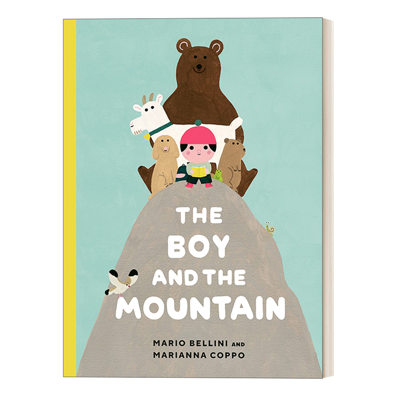 英文原版 The Boy and the Mountain 男孩和山 3-7岁儿童户外活动露营主题艺术精装绘本 名家Marianna Coppo 英文版 进口英语书籍 - 图0