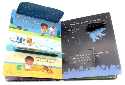 幼儿问与答翻翻书 星星是什么 Usborne Very First Questions And Answers What Are Stars 英文原版幼儿英语启蒙纸板儿童科普书 - 图2