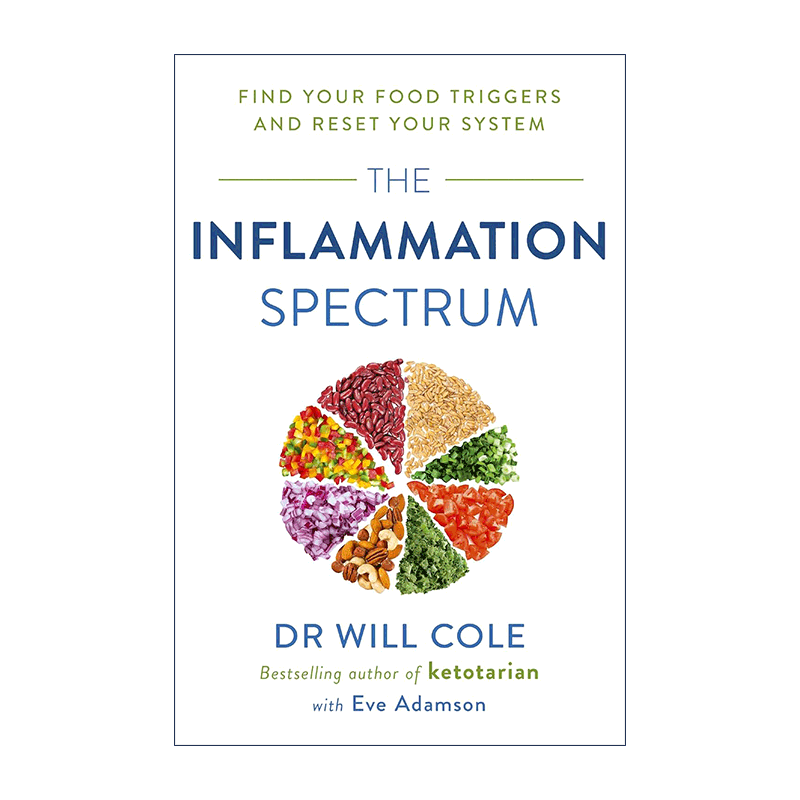 英文原版 The Inflammation Spectrum 抗炎体制食疗指南 慢性发炎的原因 恢复自身免疫力食谱 Dr. Will Cole 进口英语原版书籍 - 图0