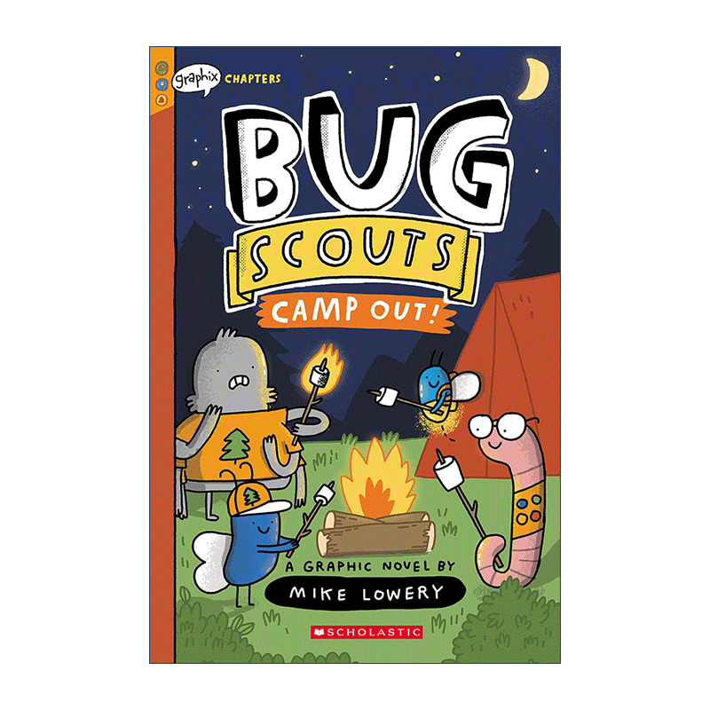 Bug Scouts 2 Camp Out臭虫侦察兵2学乐漫画初级章节书儿童幽默冒险故事-图0