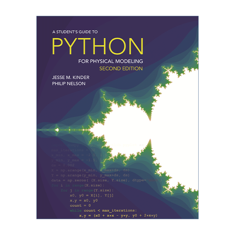 英文原版 A Student's Guide to Python for Physical Modeling Python物理建模初学者指南 第二版 Jesse M. Kinder 进口英语书籍 - 图0