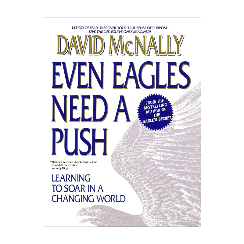 英文原版 Even Eagles Need a Push 即使是老鹰也需要推动 在变化的世界中学习翱翔 发现潜力 自我提升 英文版 进口英语原版书籍