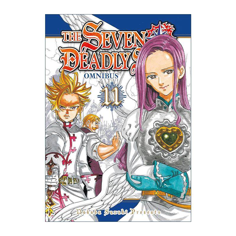 英文原版 The Seven Deadly Sins Omnibus 11 Vol.31-33 七大罪 七宗罪 精选集 卷十一 同名动漫漫画 铃木央 进口英语原版书籍 - 图0