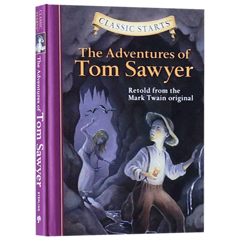 Classic Starts The Adventures of Tom Sawyer 开始读经典 汤姆索亚历险记 精装 英文原版儿童文学 进口经典名著书籍 - 图0