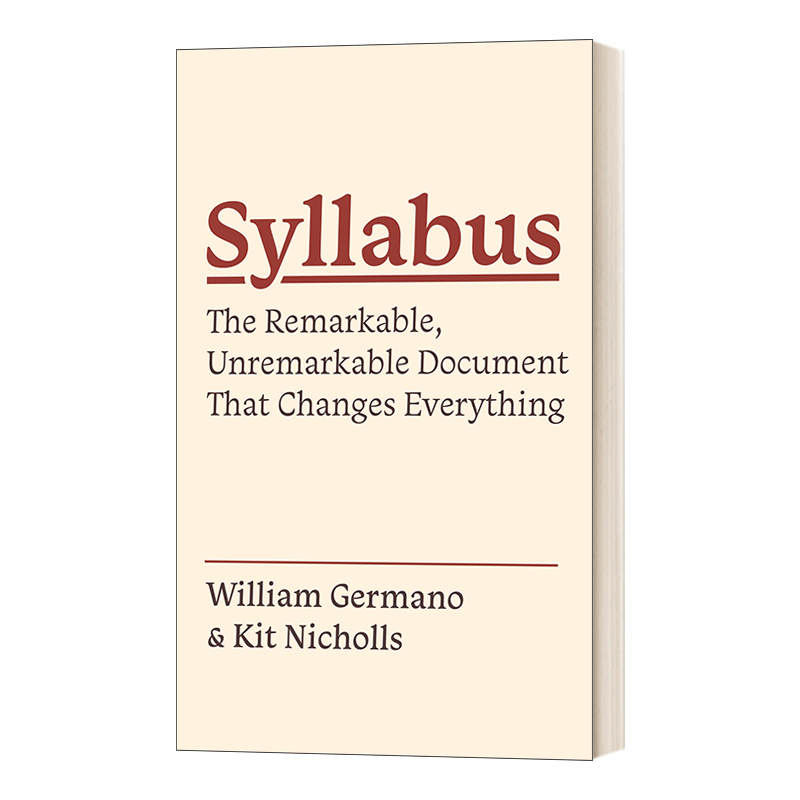 Syllabus (Skills for Scholars) 教学大纲 大学课程中至关重要的文件 精装 - 图0