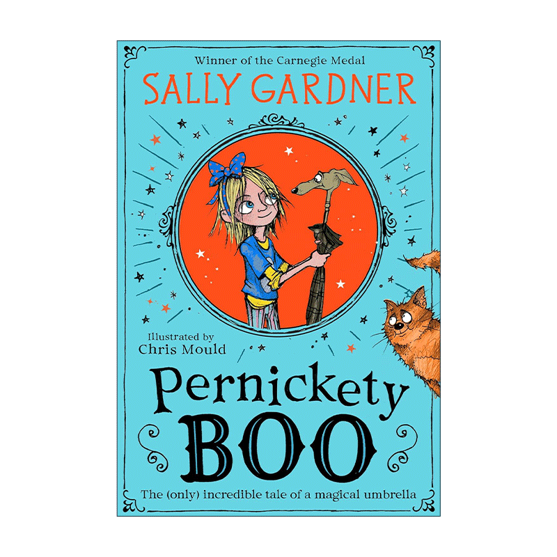英文原版 Pernickety Boo 希尔薇与魔法雨伞 莎莉·加德纳 精装插画儿童小说 卡内基获奖作家 英文版 进口英语原版书籍