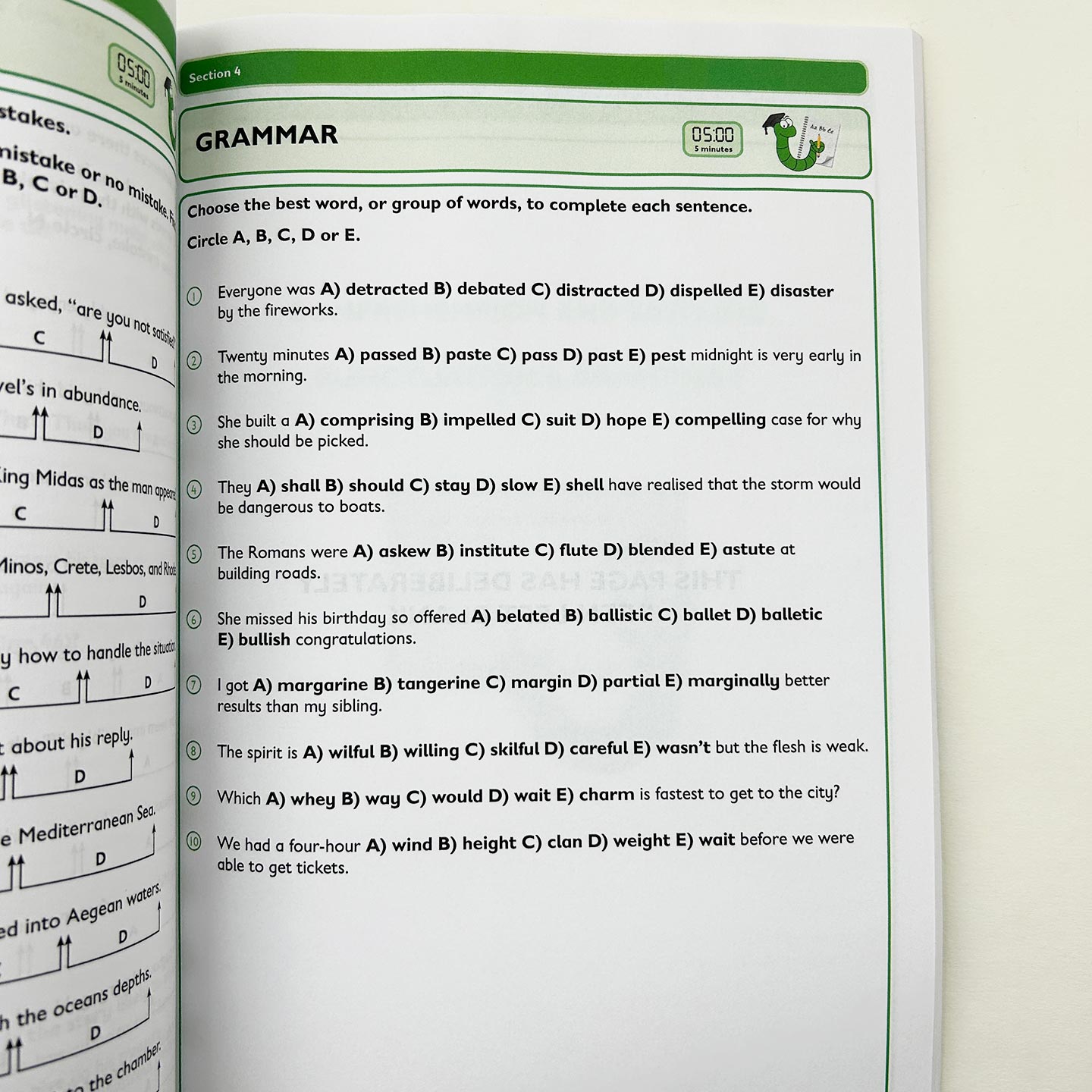 英文原版 Collins11+ Comprehension and Spelling Punctuation Grammar Support 阅读理解拼写标点符号和语法练习册 进口英语书