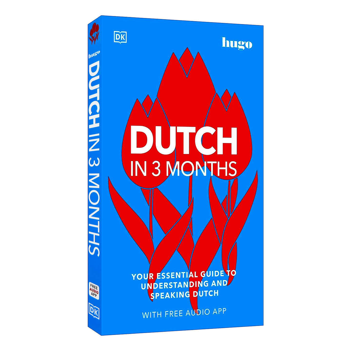 3个月荷兰语速成 带音频软件 Dutch in 3 Months with Free Audio App 英文原版小语种学习工具书 进口书籍