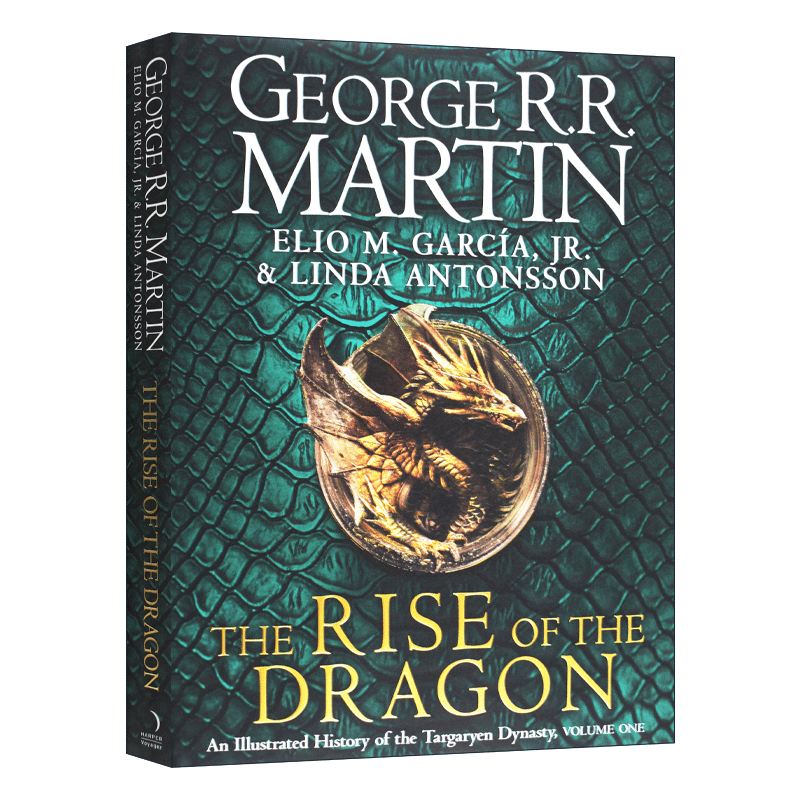 英文原版 The Rise Of The Dragon 龙的崛起 坦格利安王朝图解历史 卷一 英版 冰与火之歌前传龙之家族 英文版 进口英语原版书籍