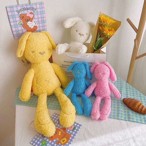 Успокаивающая плюшевая игрушка, тряпичная кукла, кролик, Великобритания, белый кролик