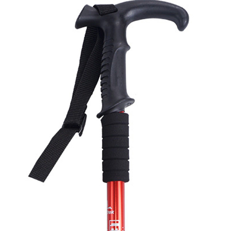 登山杖拐棍手杖配件 弯头手柄 T形把手 自制拐杖维修零件