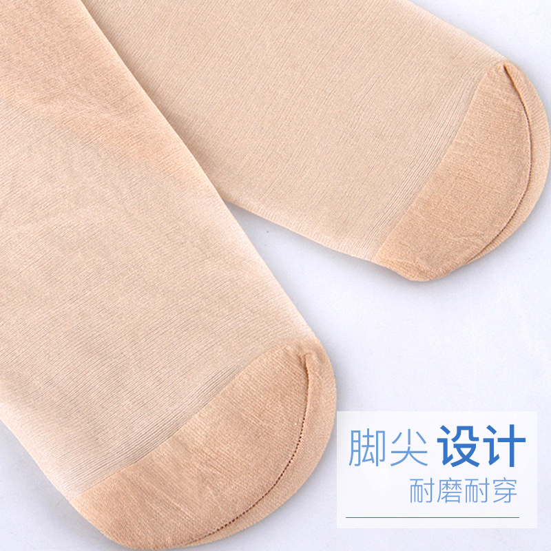 浪莎官方旗舰店10双浪莎夏季丝袜女 肉色护肤遮瑕美腿袜超薄款 防勾丝打底连裤袜3