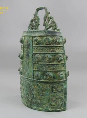 仿古青铜器编钟工艺品铜钟家居摆件书房办公室古典装饰纪念品礼品
