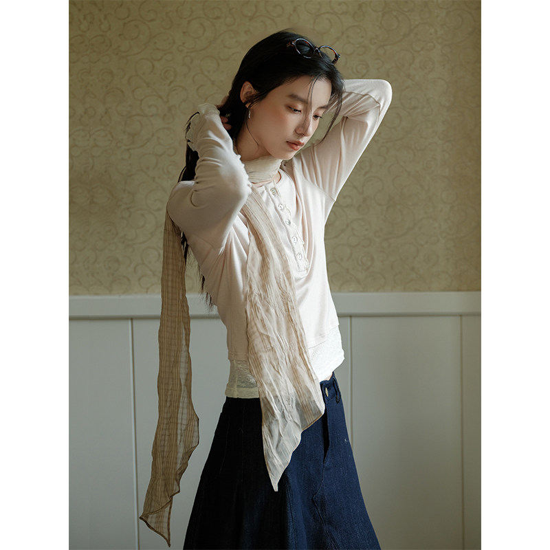 Botanique植物学多种用法浪漫格纹/复古碎花天丝丝巾