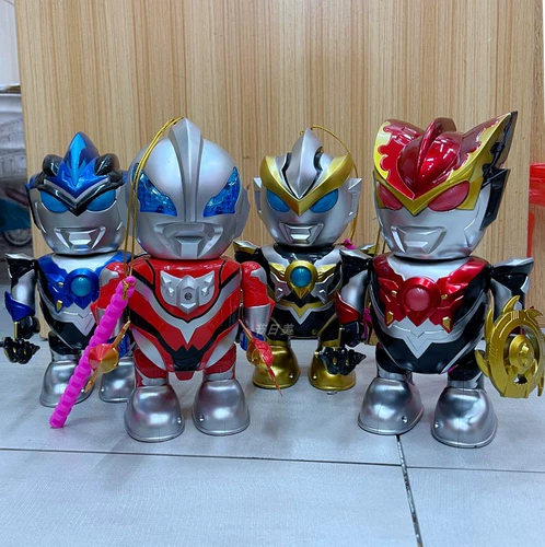 Ultra, портативный мультяшный фонарь, игрушка, Ультрамен Тига, подарок на день рождения, Супермен