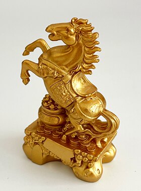 2026生肖金马摆件招财马到成功新