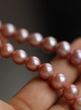 女天然珍珠纯银鎏金珠光宝气