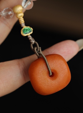 高端定制天然白水晶108粒长链搭配纯银鎏金配饰三通翡翠莲花背云