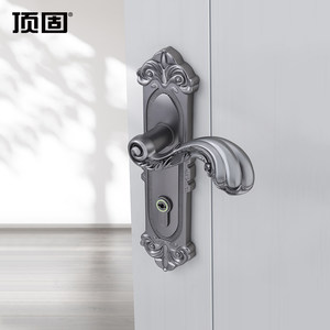顶固安全门锁家用通用型锁具卧室室内门把手欧式静音房间木门锁