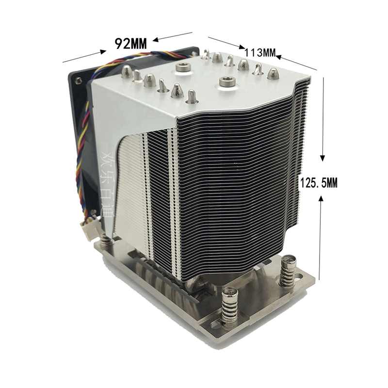 撕裂者超微EPYCAMDTR4-SP3 2U4U散热器6热管 SP5金钱豹P42CPU风扇 - 图0