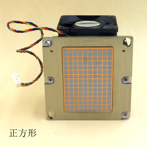 金钱豹2U侧吹LGA3647  长方形 正方形铜底四热管CPU散热器风扇 - 图1