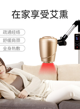 艾灸熏蒸仪美容院理疗养生仪电子无烟家用艾灸器具罐盒养身一体机
