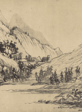 元代黄公望 富春山居图 名家国画真迹复制品高清打印艺术微喷绢本