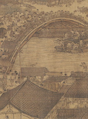 张择端 清明上河图 名家国画真迹复制品高清艺术微喷绢本临摹范本