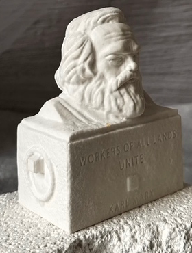 卡尔马克思石膏像艺术雕塑桌面装饰高级摆件生日礼物酒柜礼品